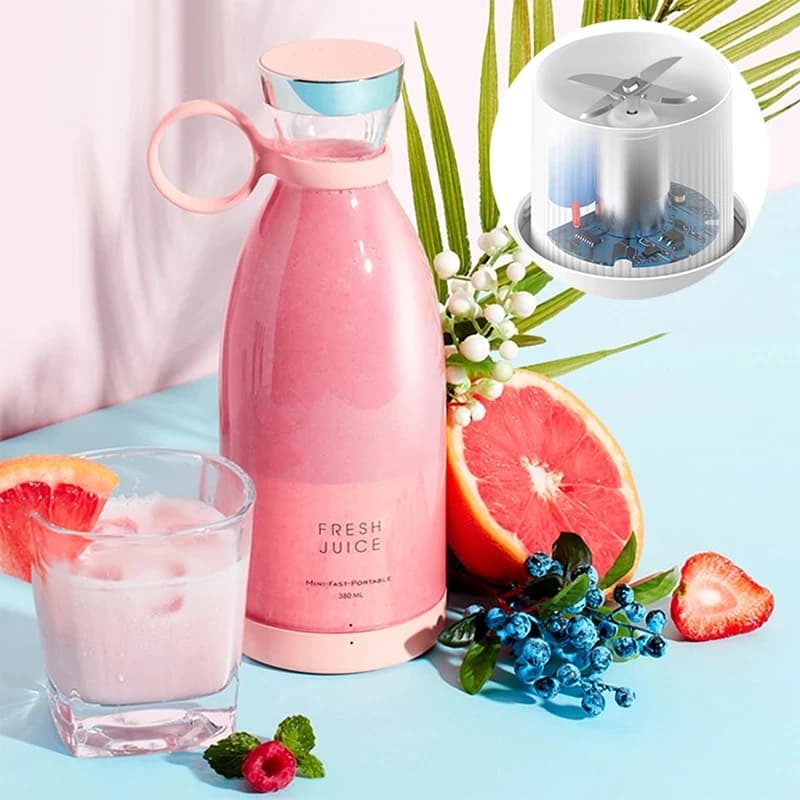 Przenośny ładowalny blender do świeżych soków 350ml 🍊